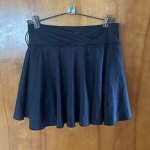Black tennis skirt